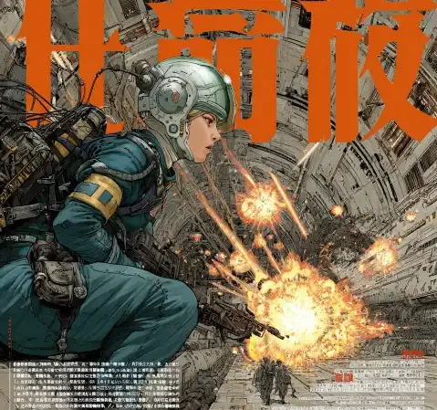 科幻题材漫画封面与未来标签示例